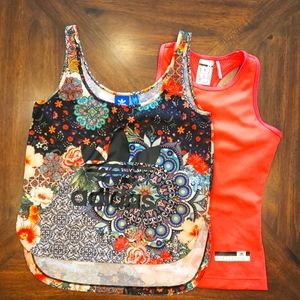 Lot of 2, XS Adidas Athletic Tank Tops